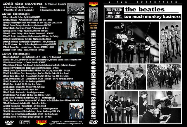 The Beatles Too Much Monkey Buisness Recovered Archives 1962-64