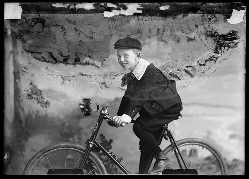 Boy on Bicycle (in Washington DC, 1890s) ©  Michael Neubert