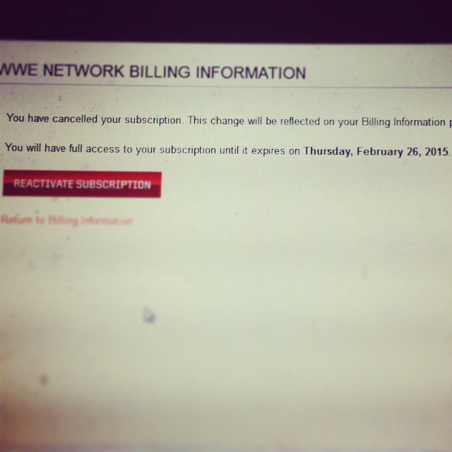 #CancelWWENetwork #WWESucks #WWE