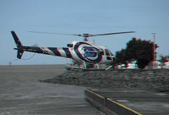 Squirrel Helicopter in 3D Cairns Inlet