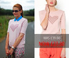Sale: Pink Jacquard Heart Motif Sweater (LA REDOUTE)