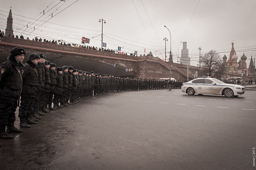 Police barrier ©  Evgeniy Isaev