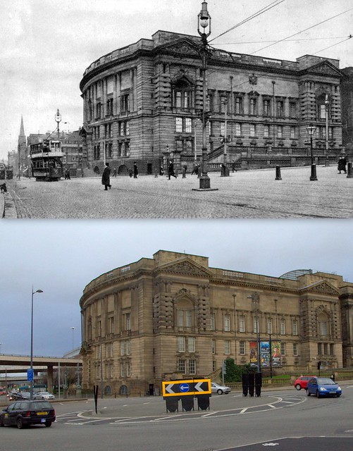 Byrom Street, 1900s and 2014