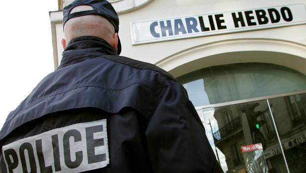 In #Paris, increased security measures. #CharlieHebdo