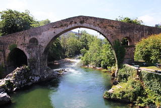 Famous bridge in Asturias
