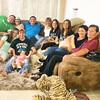 Felices en familia Viendo el SuperBowl ! #SuperBowl #Family #Cancun #lovemylife