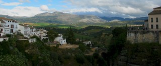 Ronda, Spain - looking east from the 'Puente Nuevo'