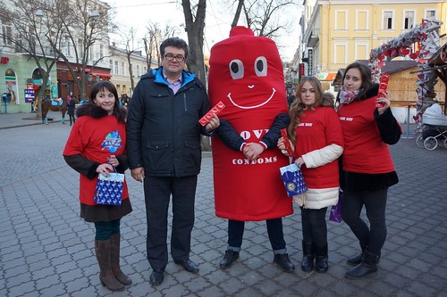 Internationaler Kondomtag 2015: Odessa, Ukraine