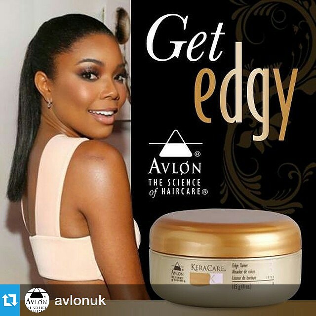 #Repost @avlonuk Hair Happy Monday! Make sure your edges are laid this week like GABRIELLE UNION #haircare #hairtip #Avlon #keracare #gabrielleunion