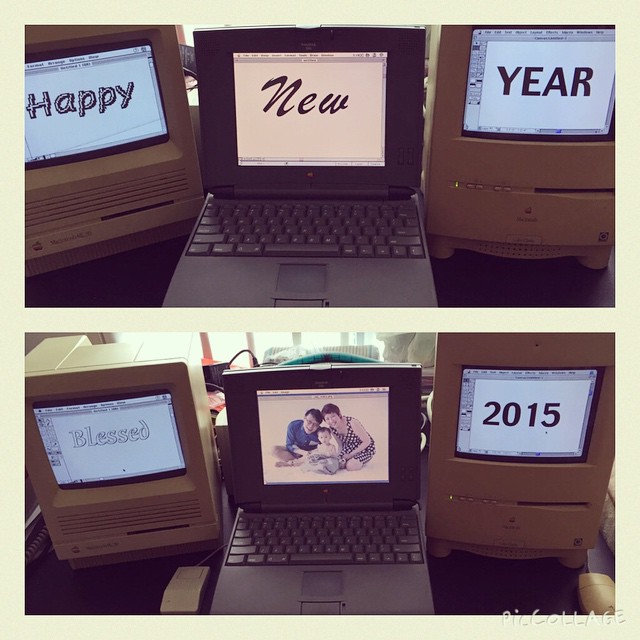 Wishing everyone a blessed 2015. May the  new year be filled with great health, abundant Joy & shalom peace for you & your loved ones 😄 #instagram #classicmac #greetings