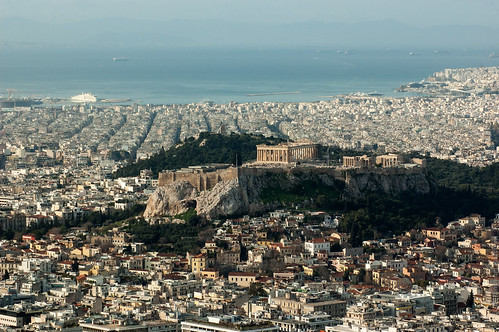 Athens Acropolis and Sea ©  Konstantin Malanchev