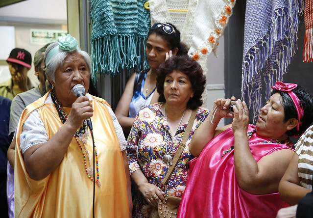 Parodi fue homenajeada por la Comunidad Guaraní de Jujuy