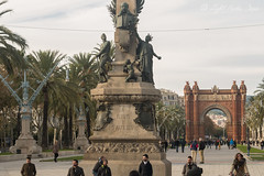 Arco de Triunfo de Barcelona with DMC GX7 and M.45mm F/1.8
