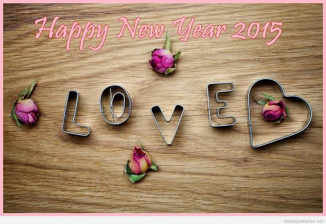 Happy New Year 2015 Love Card HD Wallpaper - Stylish HD Wallpapers