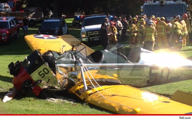 HARRISON FORD seriously injured in plane crash