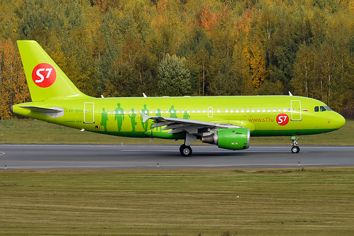 S7 Airlines, VP-BHQ, Airbus A319-114 ©  Anna Zvereva