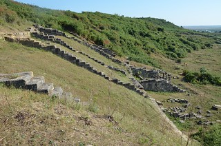 The Nymphaeum fed by the underground water sources, built in the middle of the 3rd century BC, it is the biggest and best preserved monument of Apollonia covering an area of 1,500 square metres, Apollonia, Albania