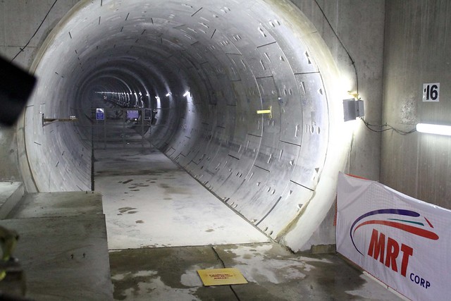 Visit to Site Visit-MRT line 1 Underground Works.