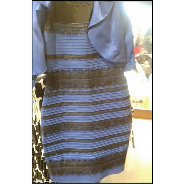 I see a white and gold dress. How about you?