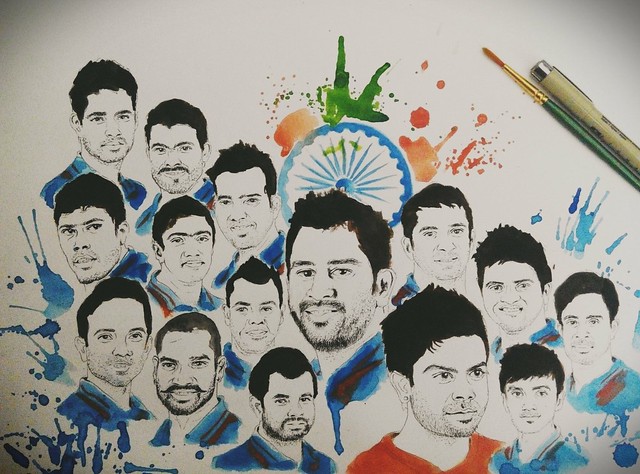 World Cup 2015 Indian team
