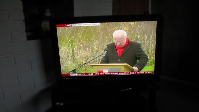 BBC TV News Channel video: The Football Remembers Memorial