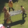 Here is a shot of the paramedics at the scene of the Harrison Ford plane crash site. Any word if Obama was on the golf course at the time?