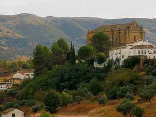 Ronda, Spain - view across the town onto the neighbouring hills