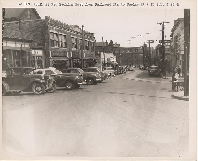 Downtown (Square-Village-Center) Roslindale, MA 1948