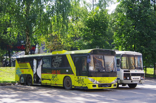 Abandoned MAN bus in Krasnogorsk ©  trolleway