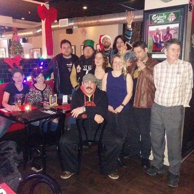 Merry Christmas from the staff at the Football Factory! Doors open at 9. #to #tasty #toronto #relax #rum #restaurant #rye #richmondandbathurst #goodfriends #goodfood #goodtimes #happy #holidays #beers #beer #party #2014