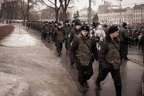 Soldiers moved on ©  Evgeniy Isaev