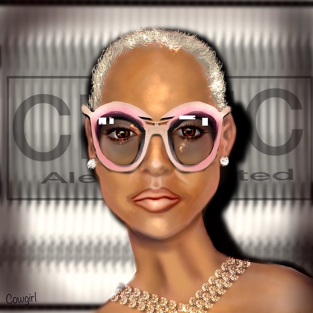 Amber Rose -Bald lady combo sketch club