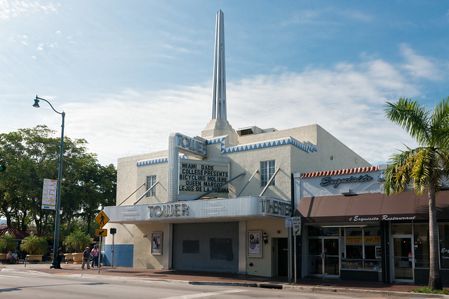 Tower Theater (1926), view01, 1508 SW 8th St, Shenandoah, Little Havana, Miami, FL, USA