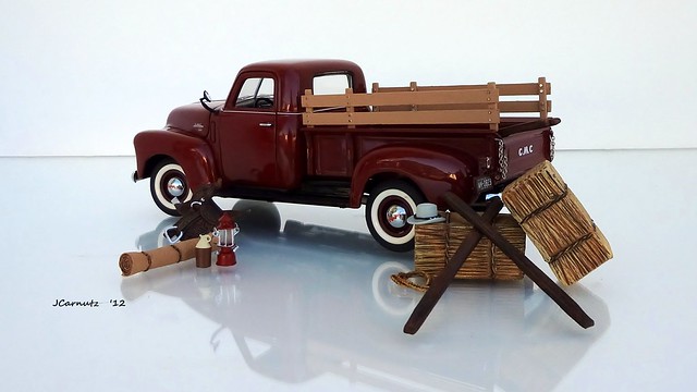 pickuptruck gmc 1950 diecast longbed franklinmint 124scale