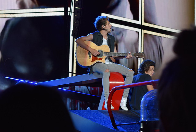 Niall on guitar