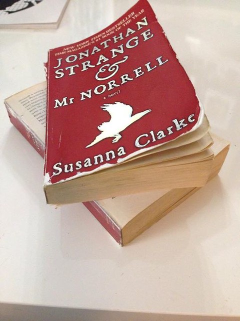 Ive accidentally come into the possession of a two volume set of Jonathan Strange and Mr. Norrell. Given that this sucker is 1000 pages long, Im not exactly crying over it falling apart in the middle.
