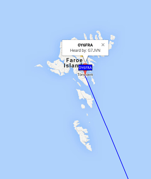 OY6FRA Faroe Islands 80m G7JVN 2015-03-20 at 09.22.28