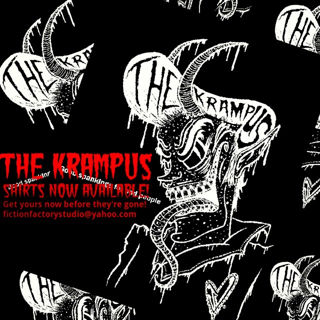 The darker side to Santa is this fella right here. The Krampus: Good Spankings for Bad People Limited Edition screenprint shirtis now available.!!! $15 Get yours today.!  #thekrampus #derkrampus #Krampus #Christmas #xmas #limitededition #shirt #tshi