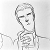 #thestarkat  Lets see how long this live sketching can last tonight.  Heres beautiful boozy Benedict Cumberbatch during the opening song.  #oscars2015