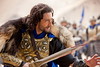 Adrien Brody plays the treacherous Prince Tiberius of the Roman Empire