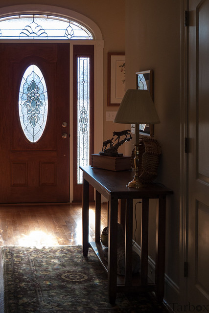 Adornment: light in the front hall