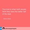 #Repost @simonsaysinspire・・・#love #truelove #relationships #valentine #quote #inspire #simonsinek #startwithwhy #loyalty #leaderseatlast