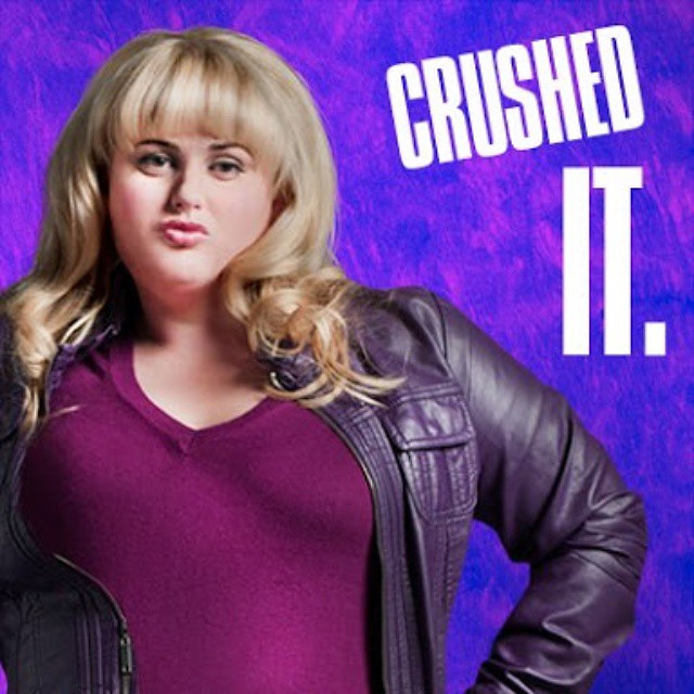 I super like Fat Amy!!! REBEL WILSON is now my favorite comedian along with Zooey Deschanel 😂 #pitchperfect2