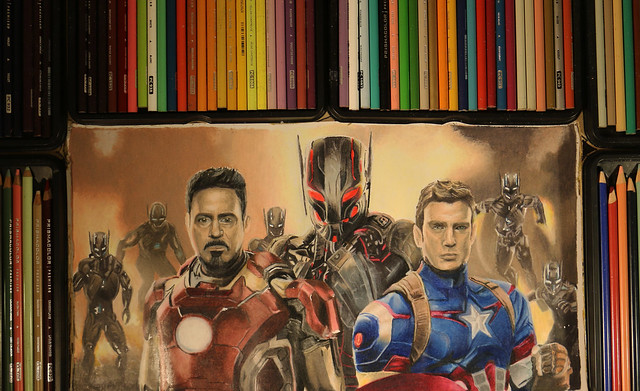 Avengers: Age of Ultron Drawing by Kitslam
