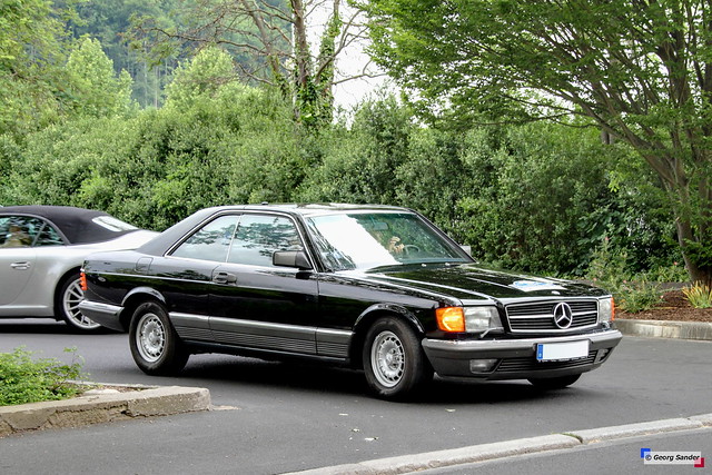 black mercedes benz w mercedesbenz 1981 1991 500 sec coupe schwarz coupé 126 w126 500sec