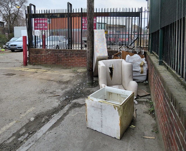 Dumping in Markfield Road N15 # 2