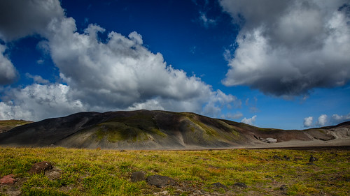 Clouds over volcano Gorely ©  kuhnmi
