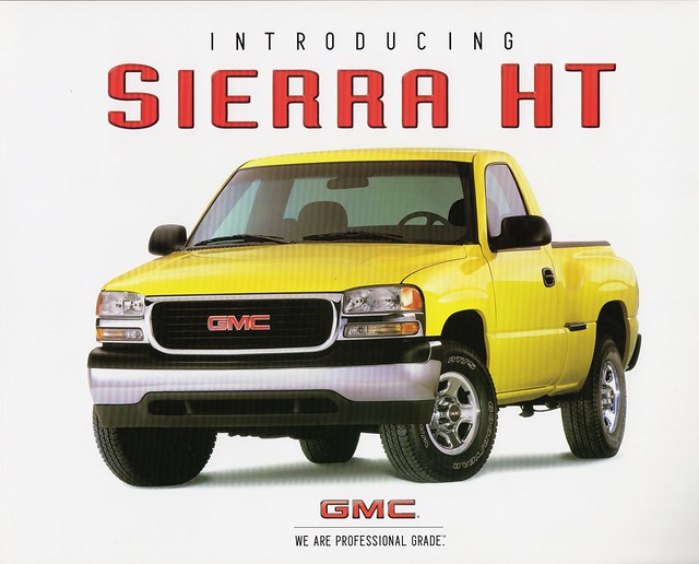 hot truck 2000 pickup sierra ht brochure gmc