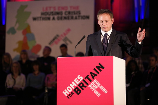 GRANT SHAPPS stage behind