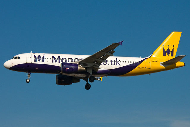 G-OZBY Monarch Airlines Airbus A320-200 Gatwick